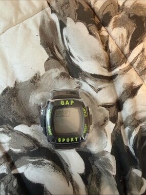 NEW GAP Sport Digital Watch - Black with Neon Green Accents No Band